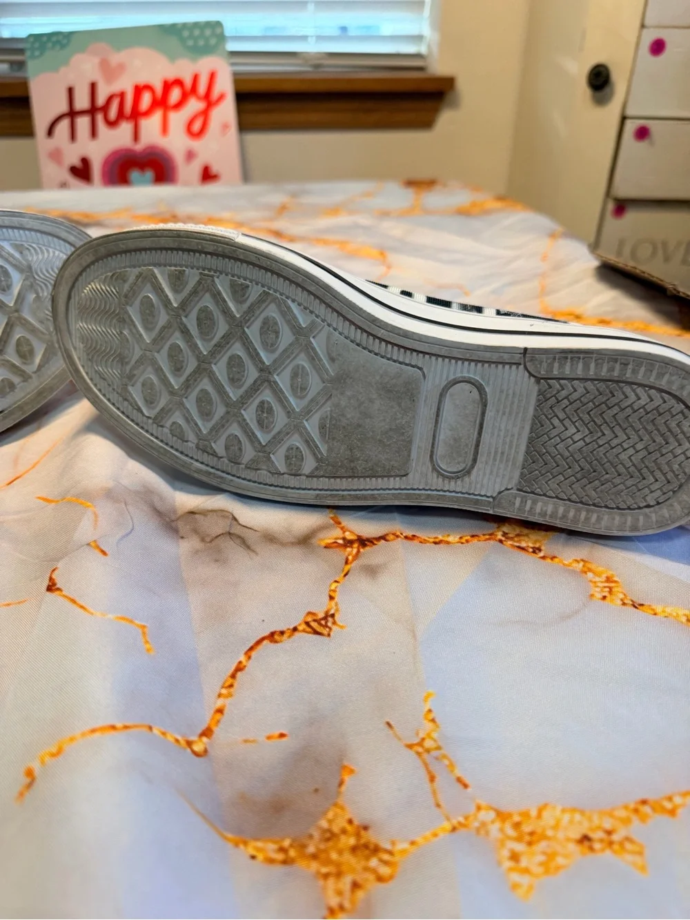 Bon Jovi high top sneakers size 8 women’s